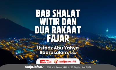 Bab Shalat Witir dan Dua Rakaat Fajar