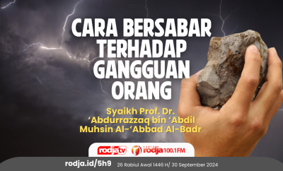 Cara Bersabar Terhadap Gangguan Orang