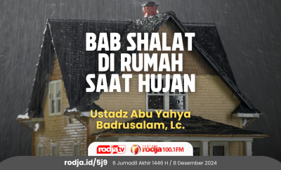 Bab Shalat di Rumah Saat Hujan