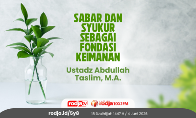 Sabar dan Syukur Sebagai Fondasi Keimanan
